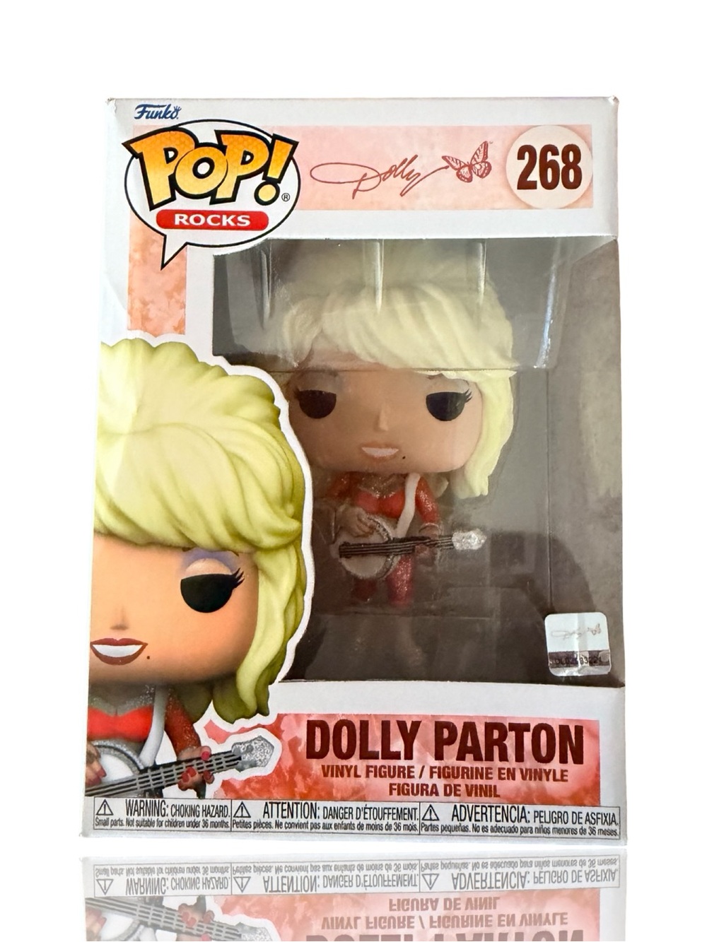 Funko Pop! Rocks Dolly Parton Vinyl Figure - Blonde/Red Outfit